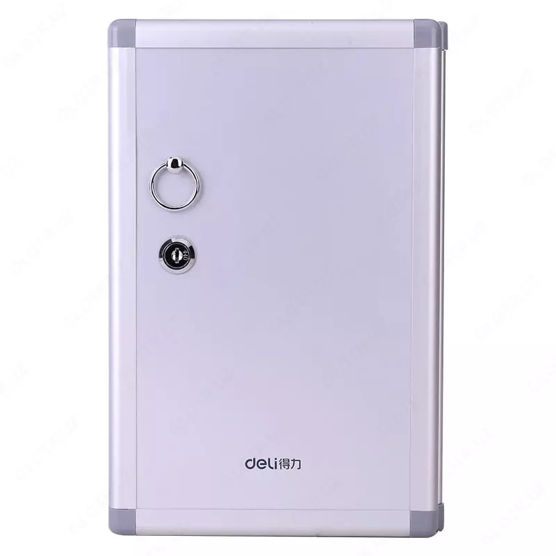  Универсальный шкаф для ключей Deli 24 ключа  216 х 63 х 326 мм (Арт.- 50800) Серый - 