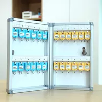  Универсальный шкаф для ключей Deli 24 ключа  216 х 63 х 326 мм (Арт.- 50800) Серый Только в розницу