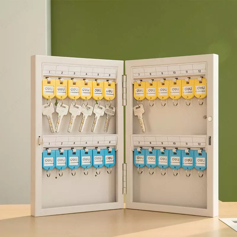  Universal kalit shkafi Deli 24 ta kalit  322 x 50 x 207 mm (Art. - 9321) Kulrang Chakana savdo