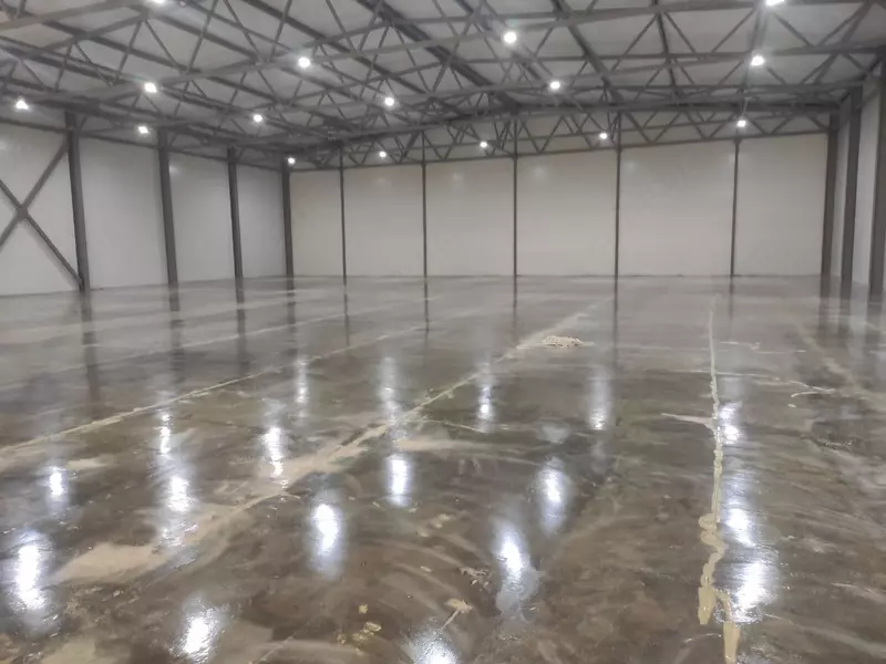 Эпоксидный наливной пол - Epoxy self-leveling floor OOO "BRIKET PLUS"