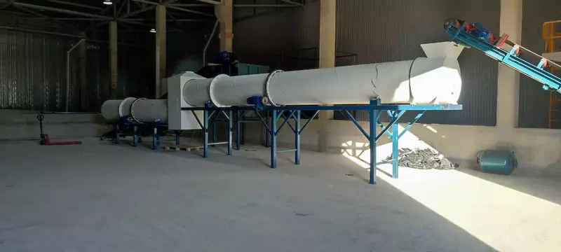 Сушильный барабан Сушка песка от 3 до 10 тонн в час