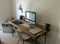 Стол деревянный для офиса в стиле Лофт (КОД 112)