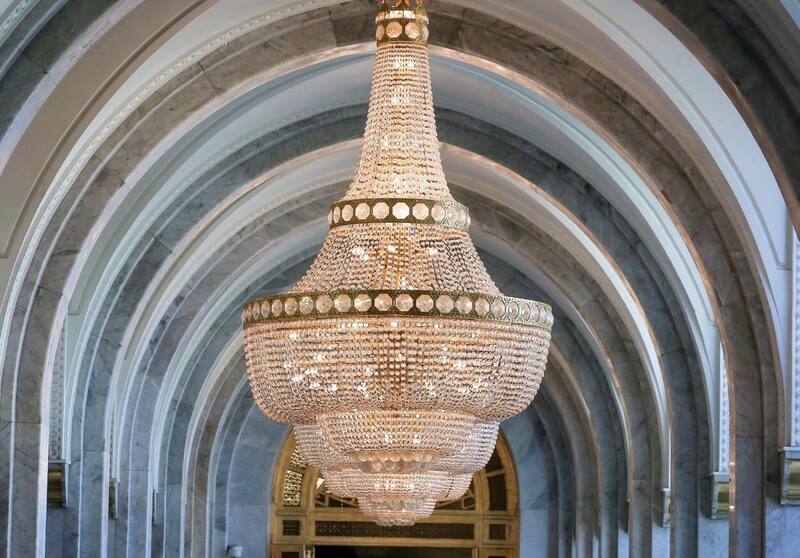 Хрустальная люстра арт 001 (подвесная)