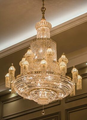 Хрустальная люстра арт 007 (подвесная)