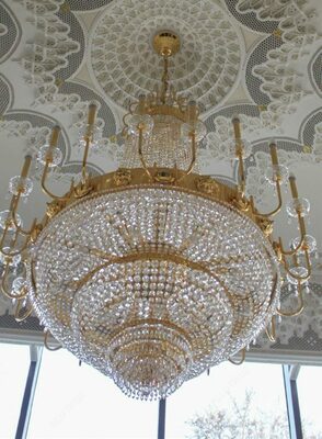 Хрустальная люстра арт 008 (подвесная) - Цена по запросу