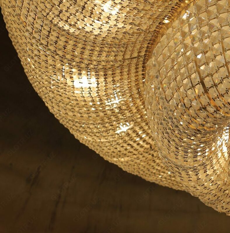 Хрустальная люстра арт 010 (подвесная) - по запросу