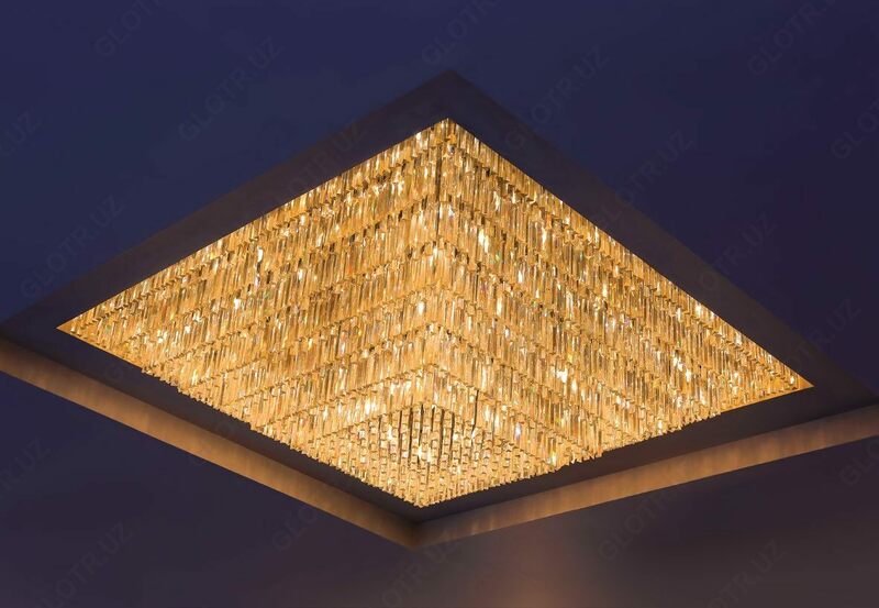 Хрустальная люстра арт 011 (потолочная) - по запросу