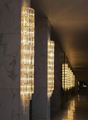 Хрустальный настенный светильник арт 013 - Цена по запросу