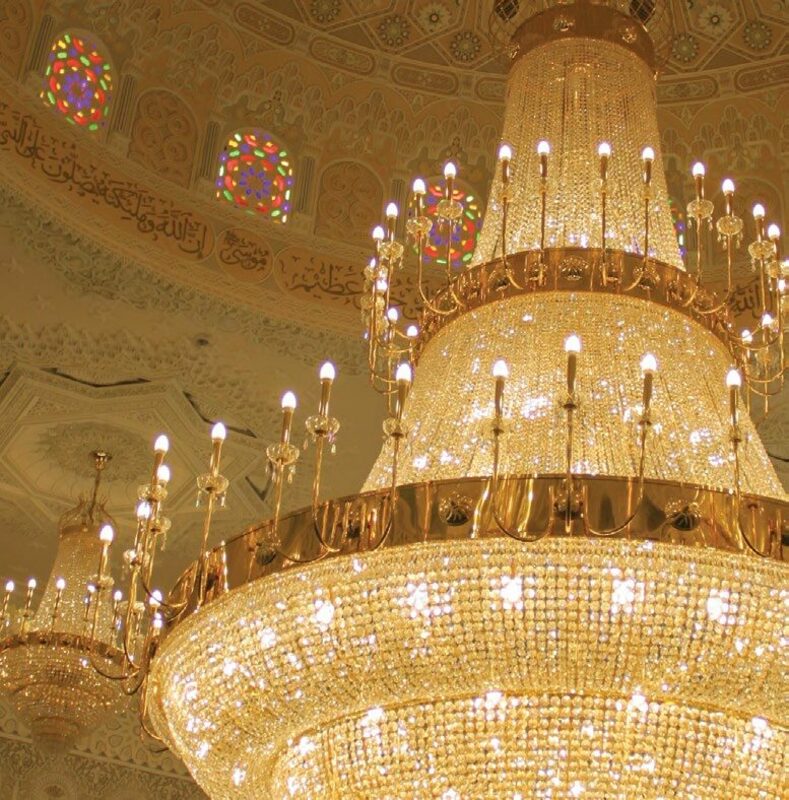 Хрустальная люстра арт 018 (подвесная) - по запросу