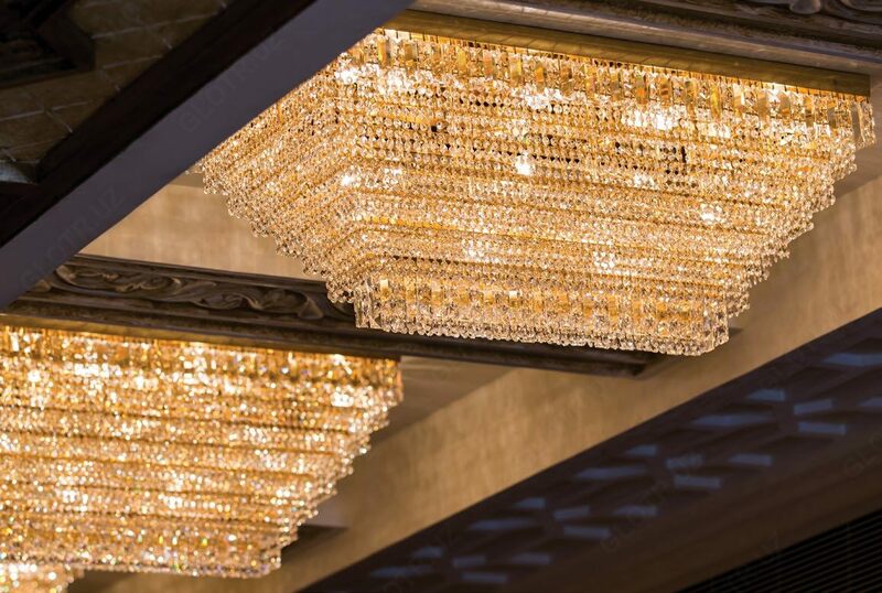 Хрустальная люстра арт 027 (потолочная) - по запросу