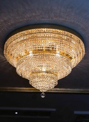Хрустальная люстра арт 028 (потолочная) - Цена по запросу