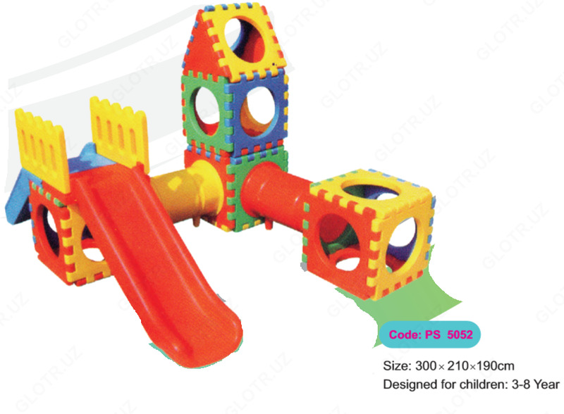 Детская горка с башенкой PS 5052 - от 100 000 сум