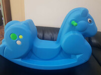 Качалка детская синий конек