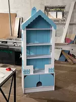 Стеллаж домик для детской 3