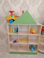 Стеллаж домик для детской 25
