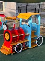 Детский игровой стеллаж Паровозик 28