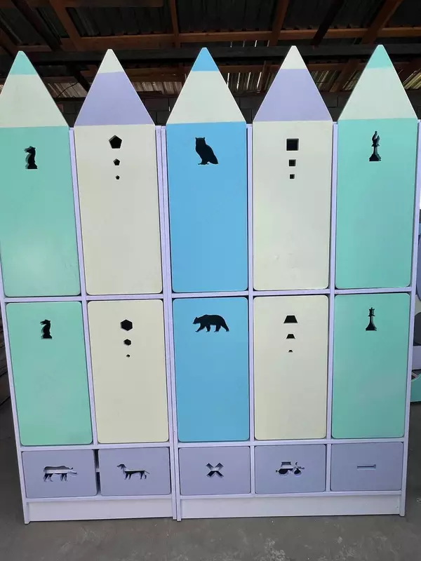  Детский секционный шкаф из 10-и секции 34 - 