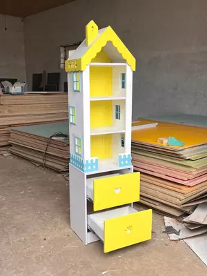 Детский высокий домик (высота 180 см). Модель "MINORA" small № 2b