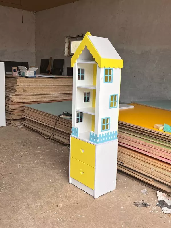 Детский высокий домик (высота 180 см). Модель "MINORA" small № 2b Только в розницу