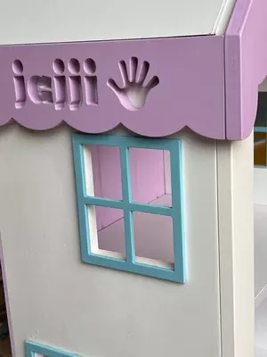 Детский высокий домик (высота 170 см). Модель "MINORA" small № 2а Только в розницу