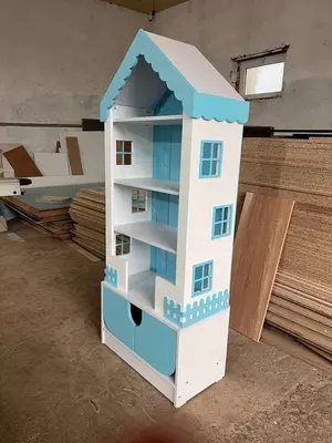 Детский высокий домик (высота 190 см). Модель "MINORA" katta № 3 (Ассортимент)