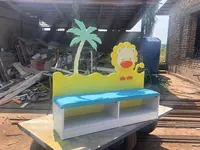 850 000 сум Детская дизайнерская скамья с полкой (длина 130 см). Модель "SIMBA" № 4