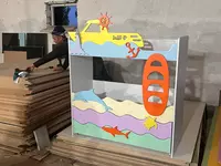 1 900 000 сум Детская дизайнерская кровать (4 яруса). Модель № 5 "АКВАРИУМ"