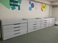 Детская выдвижная кровать (5 ярусов). Модель № 14