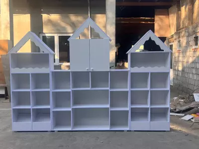 Детский многофункциональный шкаф (24 полки