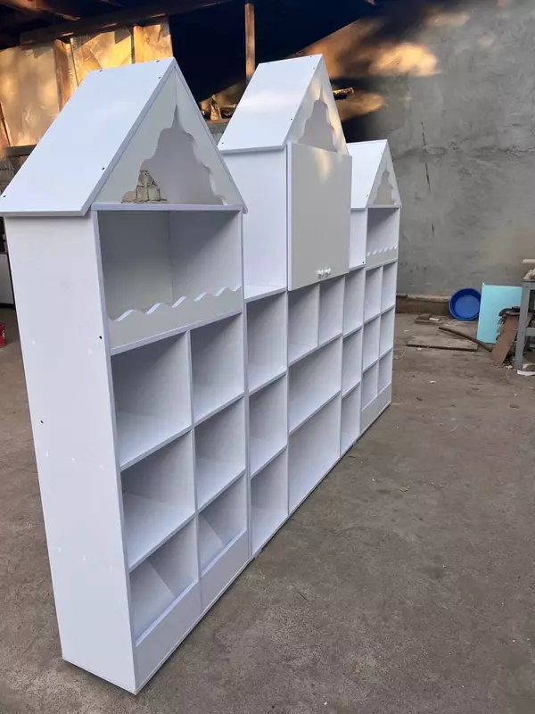 Детский многофункциональный шкаф (24 полки