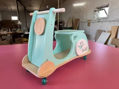 Детская игровая конструкция для площадок. Модель № 32 "Скутер" - 350 000 сум / упак