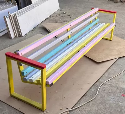 Детская дизайнерский скамья (металл