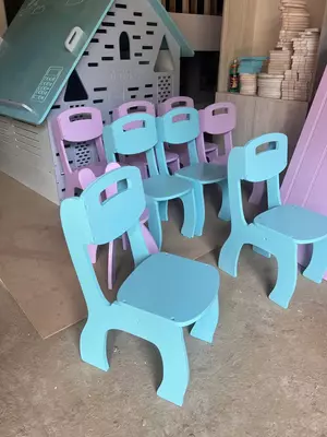 Детский дизайнерский стул. Модель № 48 "Косолапый" (Ассортимент)