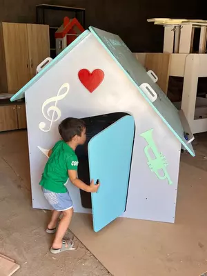 Детский игровой комплекс для площадок. Модель № 49 "KASTL" OOO "HIGH TECH"