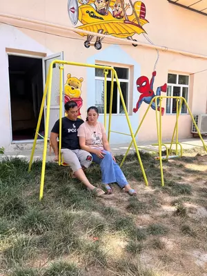 Детская цветная качель на 3 персоны. Модель №50 - 900 000 сум / упак