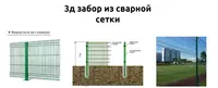 3D-Панели ограждения полимерное покрытие Оптом и розница