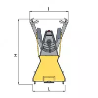  Тестораскаточная машина (настольная) Flamic SF500VDx1000 - 