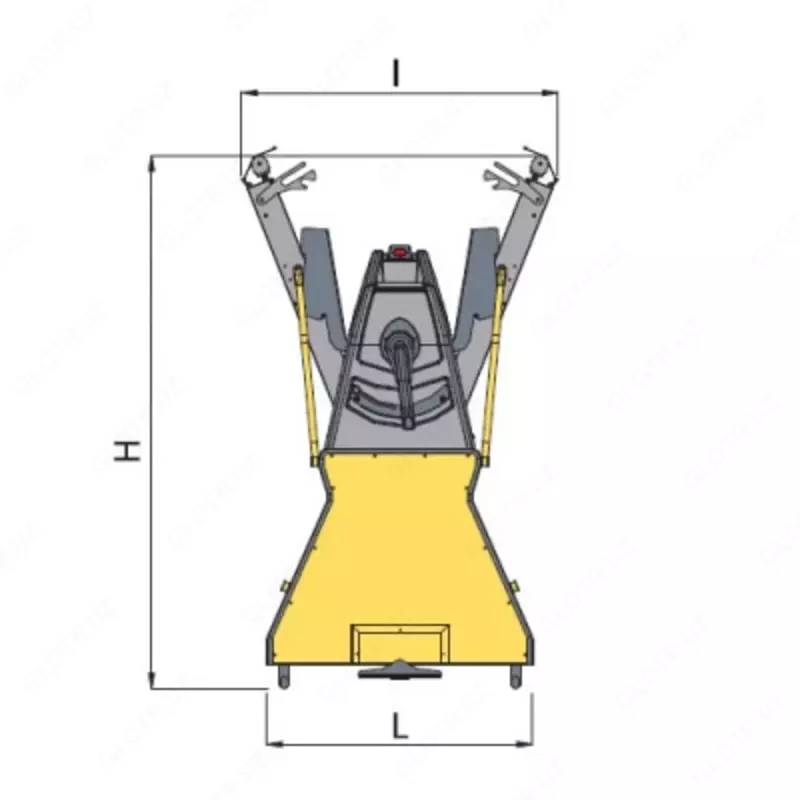  Тестораскаточная машина (настольная) Flamic SF500VDx1000 - 