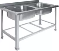 Ванная моечная цельнотянутая  2-секционная