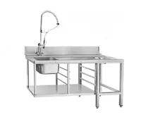 Стол производственный предмоечный