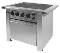 Электричесткая плита (с духовкой) GRILL MASTER Ф4ПДКЭ/900  4 конф  нерж. сталь  1047 х 872 х 860 мм (Серия - 24025) Россия)