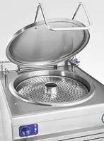  Электрический котел (пищеварочный) Abat КПЭМ 100/9Т  100 л  нерж. сталь  ТЭНы 6 шт  840 x 1000 x 1050 мм (Россия) - 