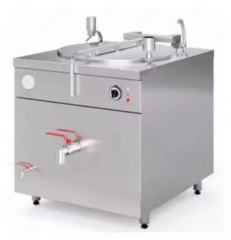 Электрический котел (пищеварочный) KAYMAN КПЭ-250-М  250 л  нерж. сталь  ТЭНы 3 шт  840 x 900 х 1110 мм (Россия)