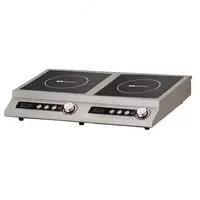  Настольная плита (индукционная) HURAKAN HKN-ICF70D  2 конф  нерж. сталь  660 х 396 х 110 мм (Китай) - 