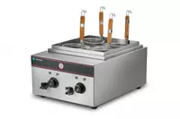 Электрическая макароноварка HURAKAN HKN-EKT40  нерж. сталь  корз. 4 шт  420 x 470 x 360 (540) мм (Китай)