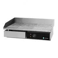 Электрическая жарочная поверхность (рифленая) HURAKAN HKN-PSR550  3 кВт  нерж. сталь  550 x 430 x 235 мм (Китай)