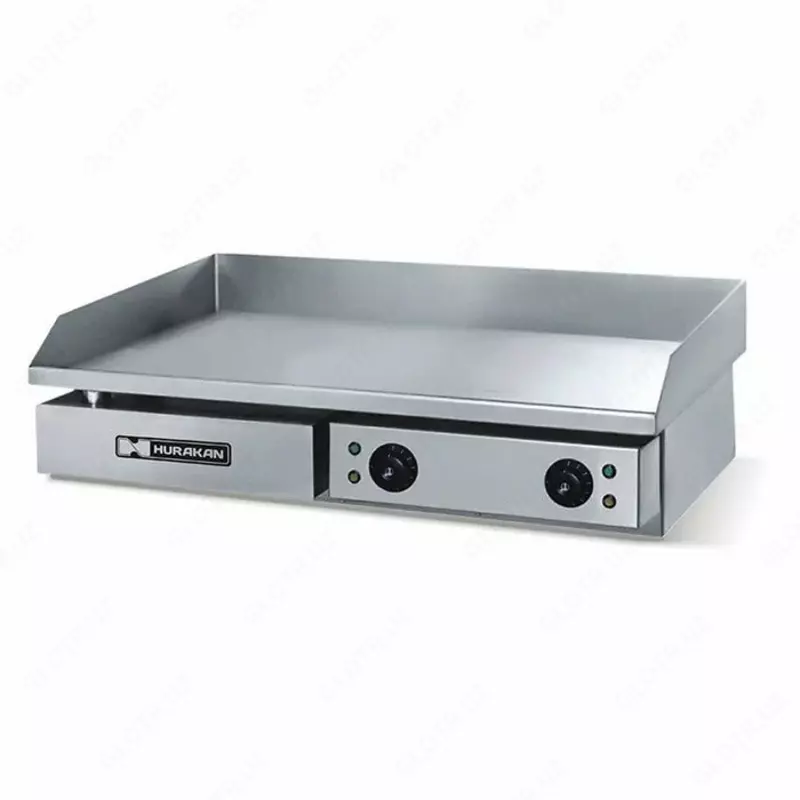  Электрическая жарочная поверхность (гладкая) HURAKAN HKN-PSL730  4.4 кВт  нерж. сталь  730 x 470 x 235 мм (Китай) - 