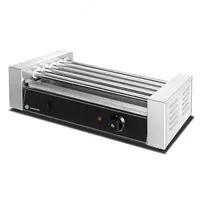 Электрический роликовый гриль (HOT DOG) HURAKAN HKN-GW5M  1.0 кВт  нерж. сталь  580 x 250 x 215 мм (Китай)