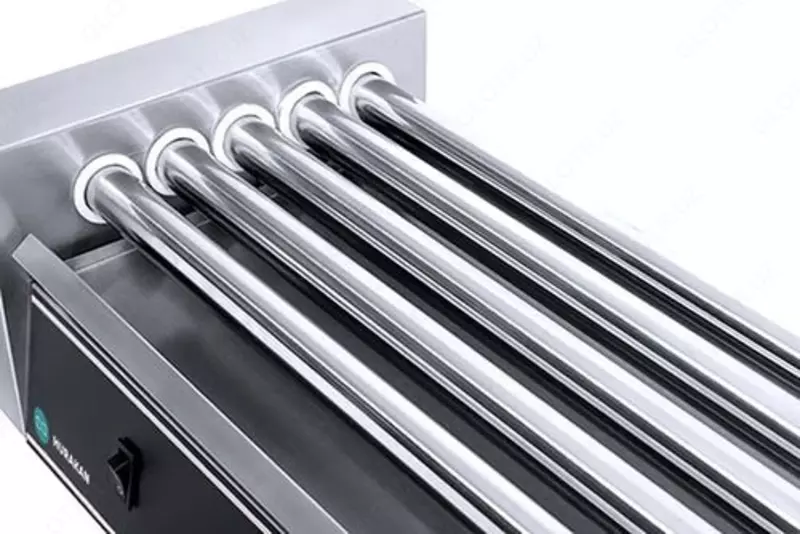   Электрический роликовый гриль (HOT DOG) HURAKAN HKN-GW5M  1.0 кВт  нерж. сталь  580 x 250 x 215 мм (Китай)