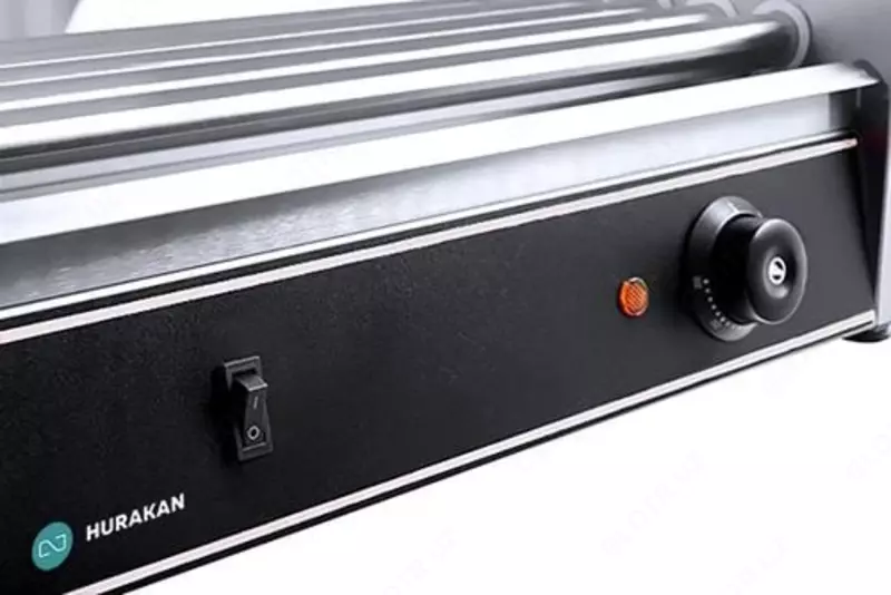  Электрический роликовый гриль (HOT DOG) HURAKAN HKN-GW5M  1.0 кВт  нерж. сталь  580 x 250 x 215 мм (Китай) Только в розницу